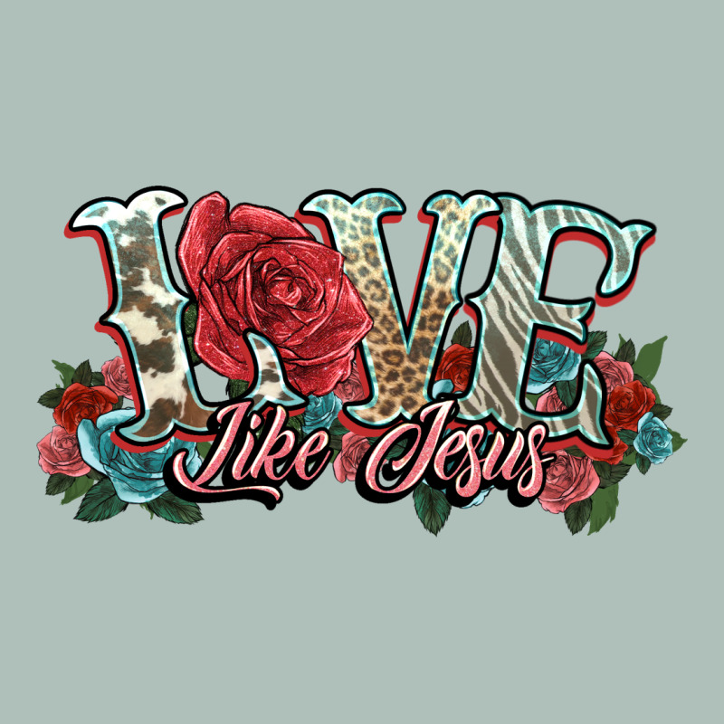 Love Like Jesus Roses Heavyweight Hoodie by NancyCooperArtShop | Teevron