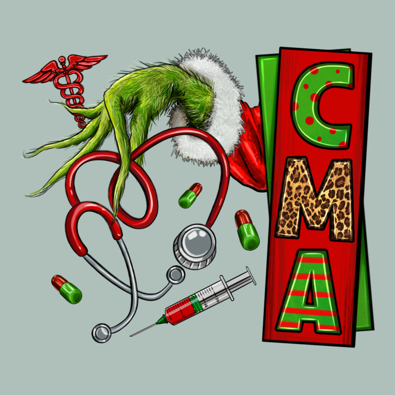 Grinch Hand Cma Nurse Heavyweight Hoodie by NancyCooperArtShop | Teevron