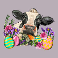 Happy Easter Cow Easter Day Vintage Tee | Teevron