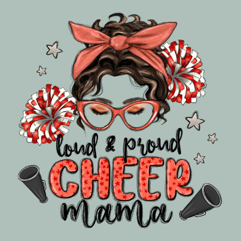 Loud&proud Mama Messy Bun Heavyweight Hoodie by MaliasSmallBusiness | Teevron