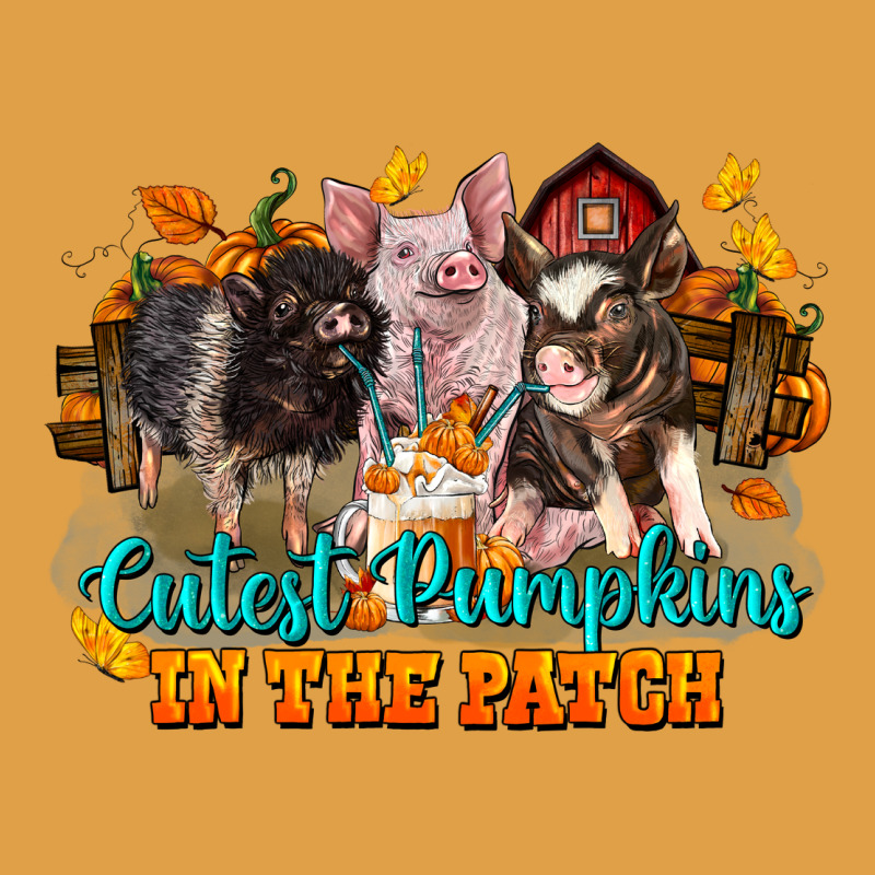 Fall Cutest Pumpkin In The Patch Pig Premium Hoodie by LillyAllenDesigns | Teevron