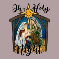Oh Holy Night Holy Family Vintage Hoodie | Teevron