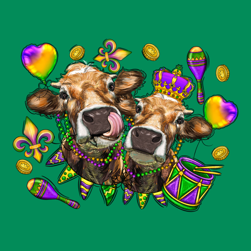 Mardi Gras Heifers Urban Hoodie by NancyCooperArtShop | Teevron