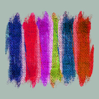 Colored Jute Brush Strokes Classic Tee | Teevron
