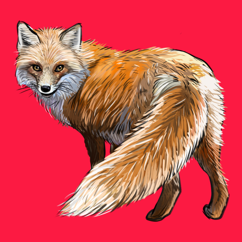 Red Fox Zipper Hoodie by LillyAllenDesigns | Teevron