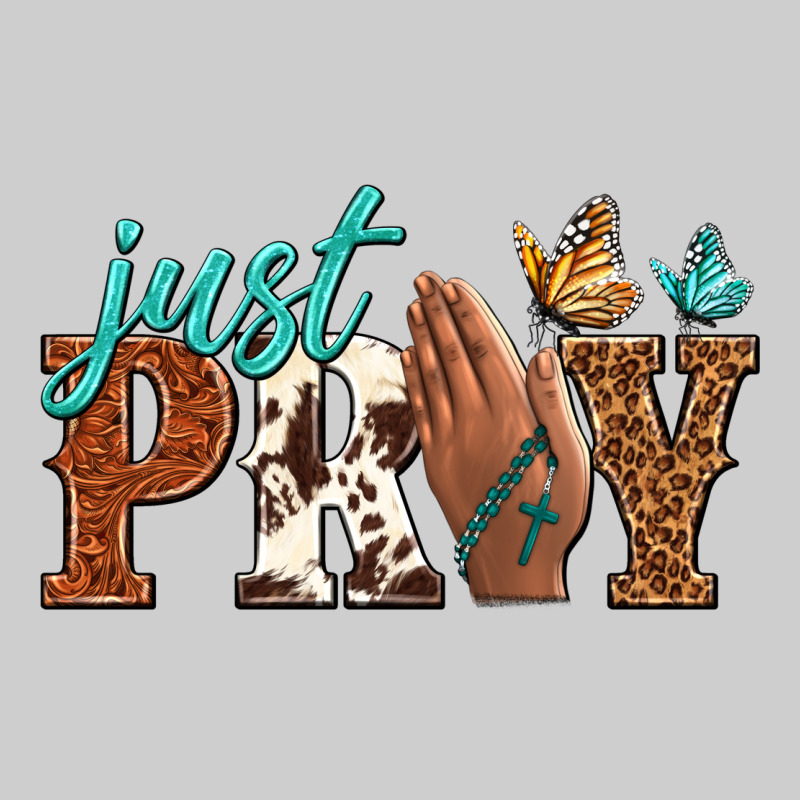 Just Pray Premium Sweatshirt by NancyCooperArtShop | Teevron