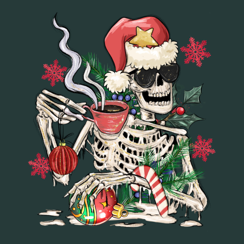Skeleton Santa Premium Sweatshirt by MaliasSmallBusiness | Teevron