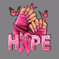 Hope Breast Cancer Caucasian Hand Nails Heavyweight Hoodie | Teevron