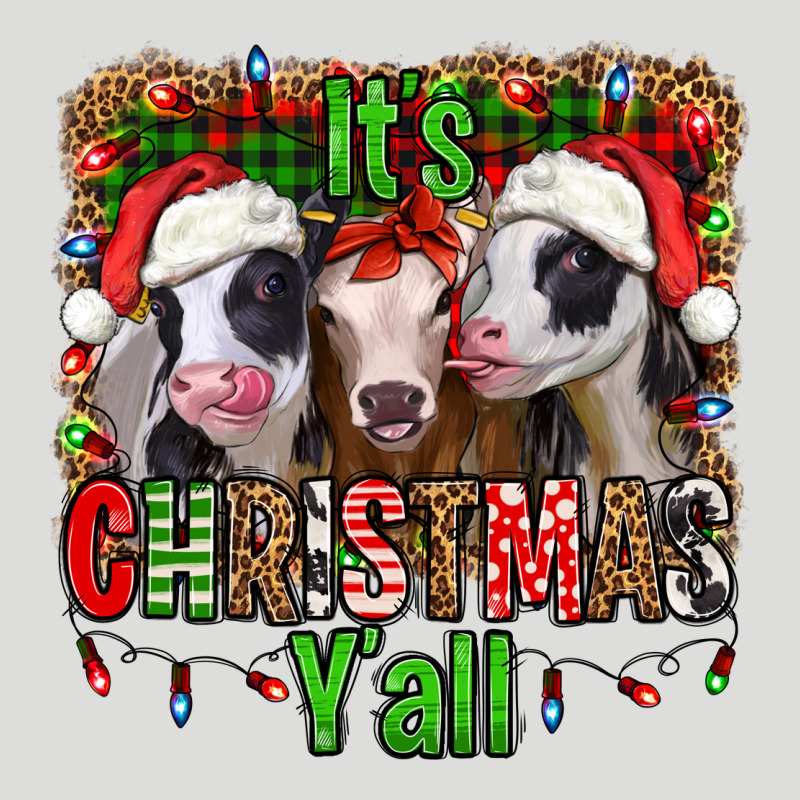 It's Christmas Y'all Heifers Zipper Hoodie by Jasminsmagicworld | Teevron