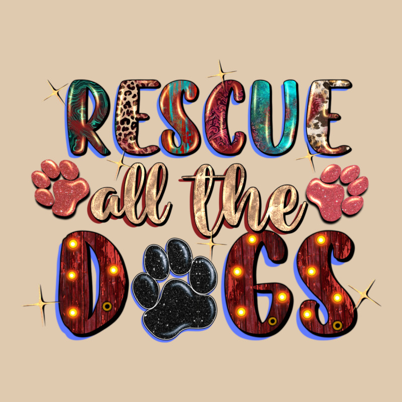 Rescue All The Dogs Heavyweight Sweatshirt by Zillion Design Studio | Teevron
