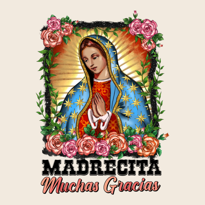 Madrecita Muchas Gracias Lady Of Guadalupe Zipper Hoodie by BarkalooDesign | Teevron