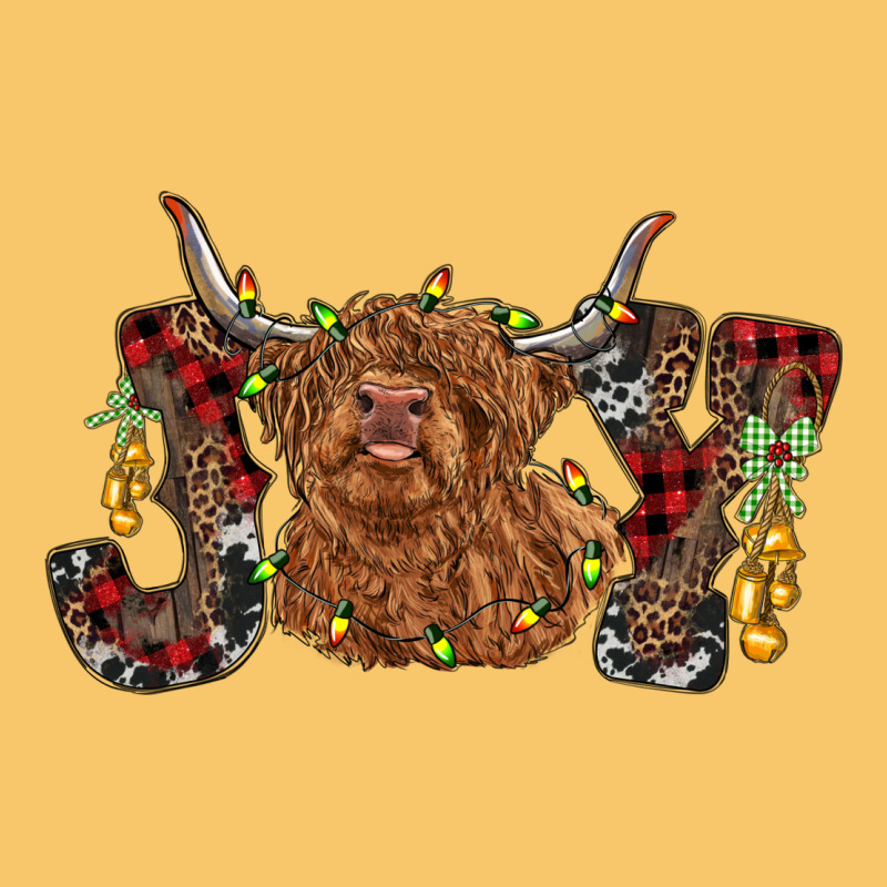 Joy Highland Cow Vintage Hoodie by RanaPortraitStore | Teevron