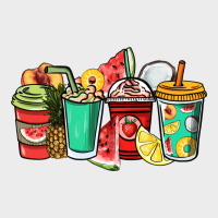 Fruits Coffee Cups Urban Hoodie | Teevron