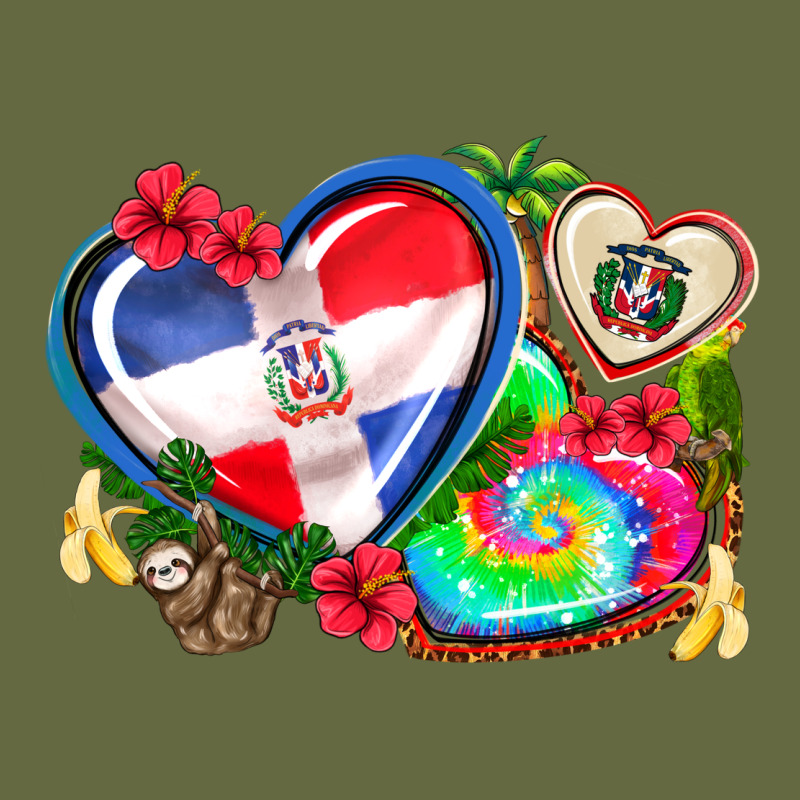 Western Leopard  Dominican Republic  Hearts Long Sleeve Tee by AdoDesignShop | Teevron