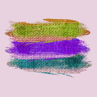Green Purple Cyan Colored Triple Brush Strokes Classic Tee | Teevron