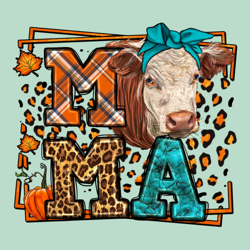 Western Fall Cow Mama Premium Hoodie by LillyAllenDesigns | Teevron