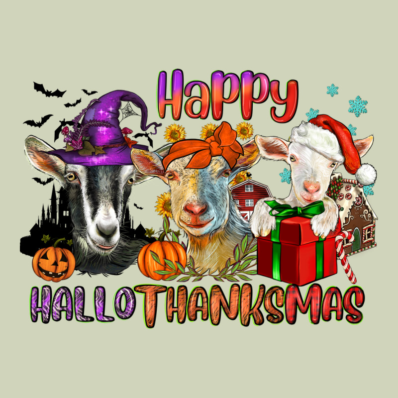 Happy Hallothanksmas Goats Heavyweight Hoodie by NancyCooperArtShop | Teevron