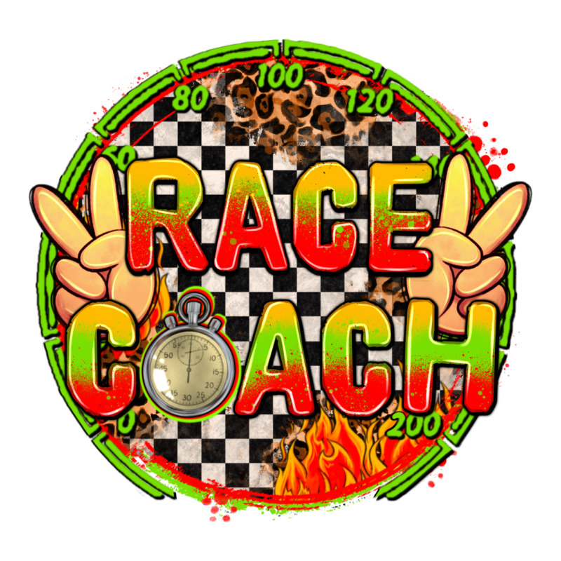 Race Coach With Leopard And Peace Hand Long Sleeve Tee by AdoDesignShop | Teevron