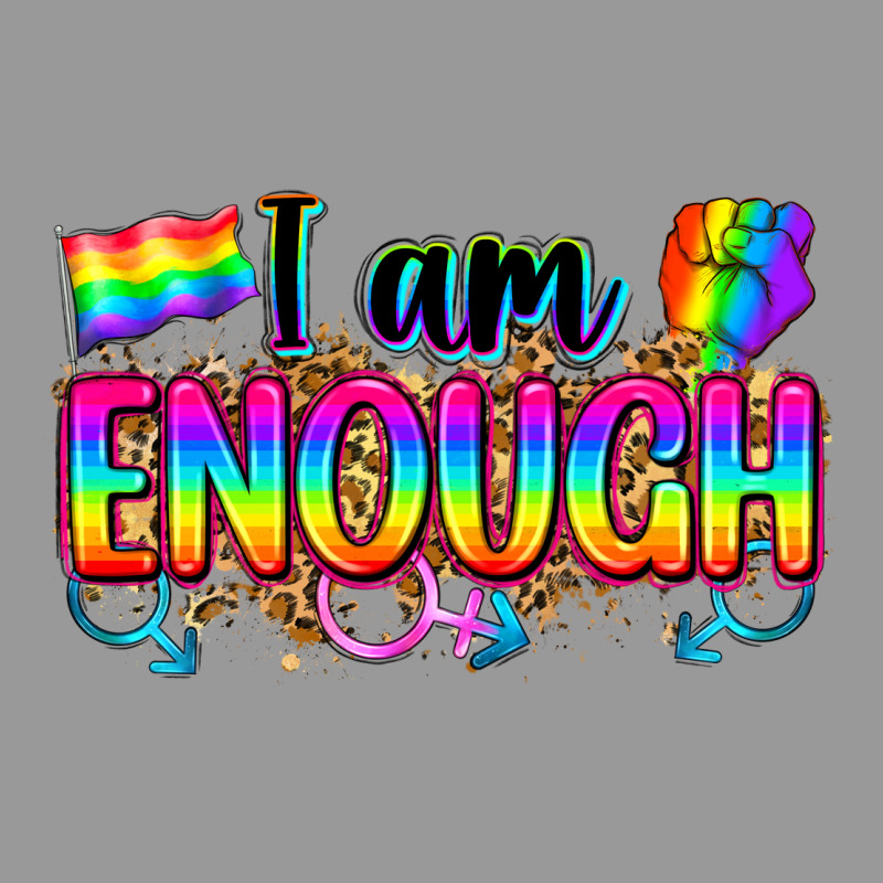 I Am Enough Vintage Hoodie by Zillion Design Studio | Teevron