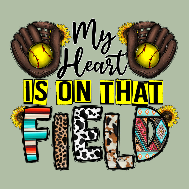 My Heart Is On That Field Urban Heavy Tee by CowhideDigitalArt | Teevron