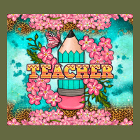 Teacher Floral Pencil Tumbler Long Sleeve Tee | Teevron
