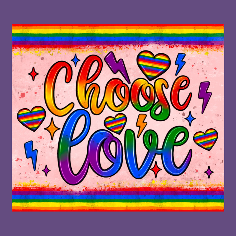 Choose Love Tumbler Vintage Hoodie by JahusDesignShop | Teevron