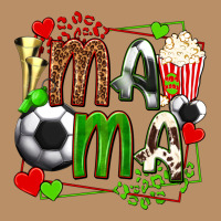 Mama Soccer With Popcorn Vintage Hoodie | Teevron