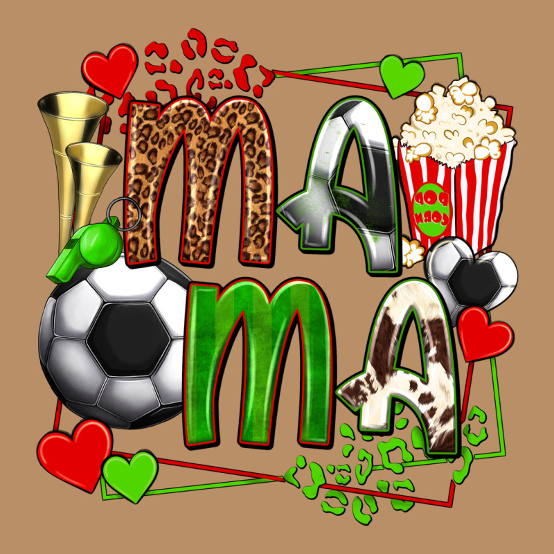 Mama Soccer With Popcorn Vintage Hoodie by texasbilliewilder | Teevron