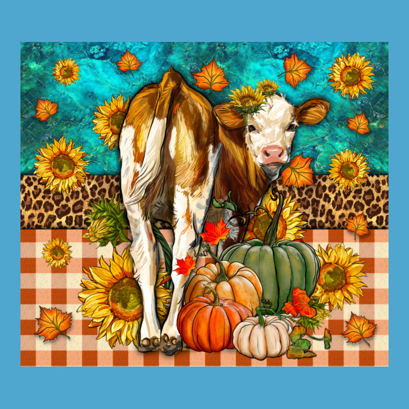 Western Fall Heifer Premium Hoodie by LillyAllenDesigns | Teevron