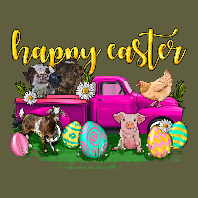 Happy Easter Truck With Farm Animal Vintage Tee by Neo Western | Teevron