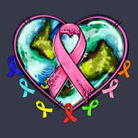 Heart Earth And Cancer Ribbon Long Sleeve Tee | Teevron