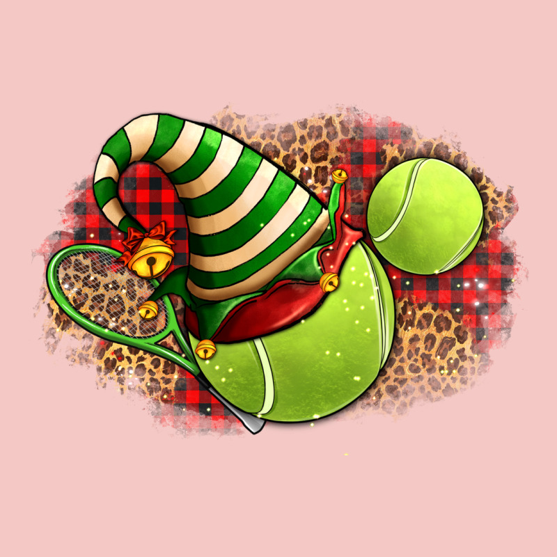 Tennis Christmas With Racket And Hat Urban Heavy Tee by FaDigitalArtStudio | Teevron