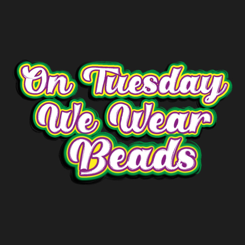 On Tuesday We Wear Beads Heavyweight Hoodie by MaliasSmallBusiness | Teevron