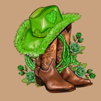 Green  Cowgirl And Roses Vintage Tee | Teevron