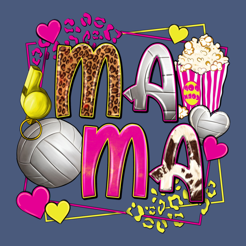 Mama Volleyball With Popcorn Vintage Hoodie by texasbilliewilder | Teevron