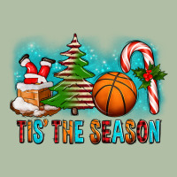Tis The Season Christmas With Basketball And Candy Cane Urban Heavy Tee | Teevron