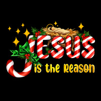 Jesus Is The Reason With Christmas Candy Ado Ladies Tee | Teevron