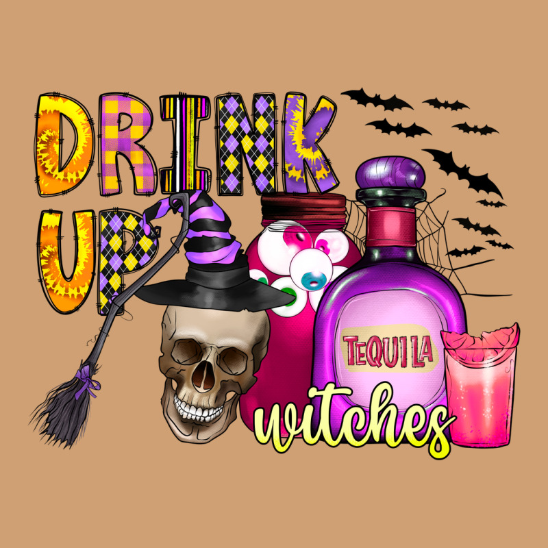 Drink Up Witches Vintage Tee by CowhideDigitalArt | Teevron