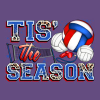 Tis' The Season Volleyball Vintage Hoodie | Teevron
