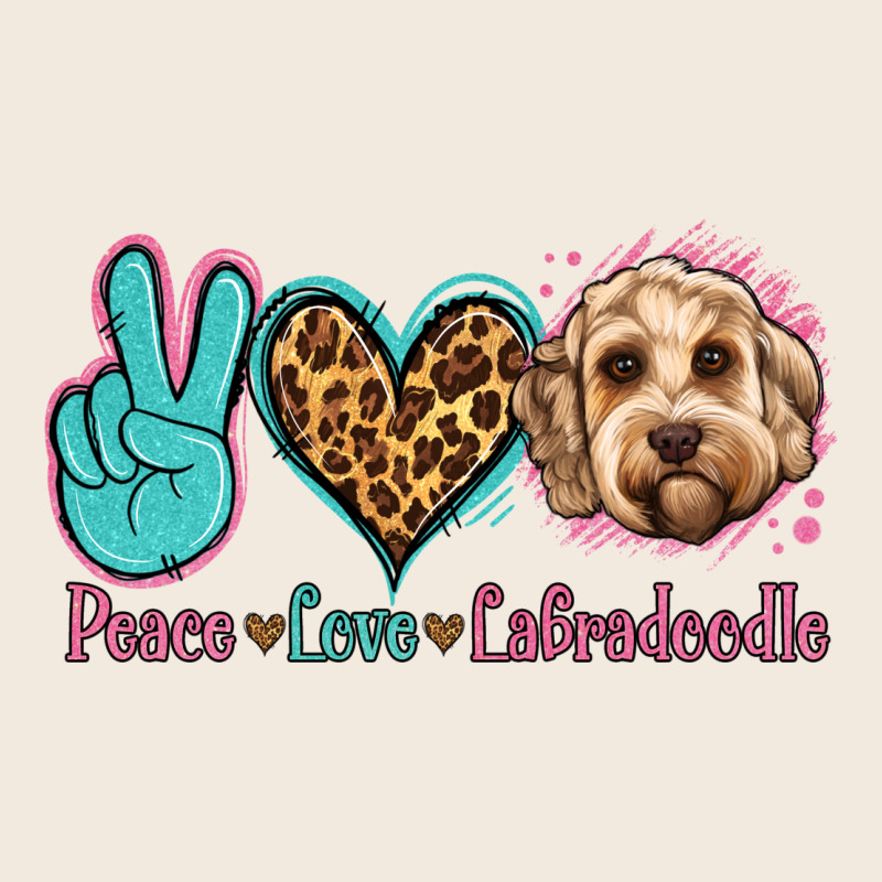 Peace Love Labradoodle Zipper Hoodie by Jasminsmagicworld | Teevron