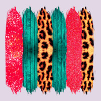 Colored Leopard And Wood Patterned Western Brush Strokes Classic Tee | Teevron