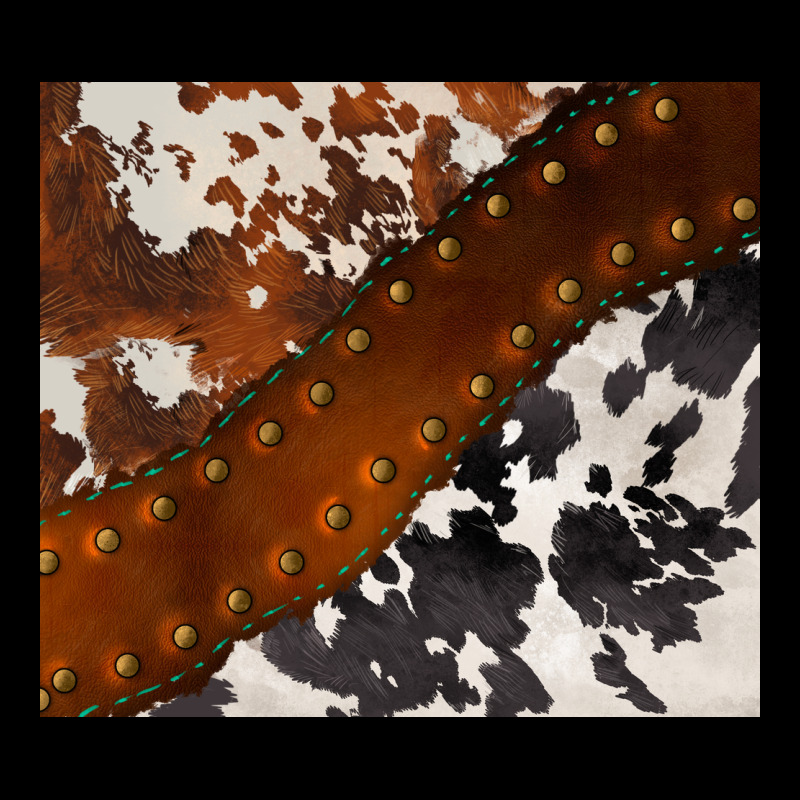 Cowhide Leather Zipper Hoodie by BarkalooDesign | Teevron