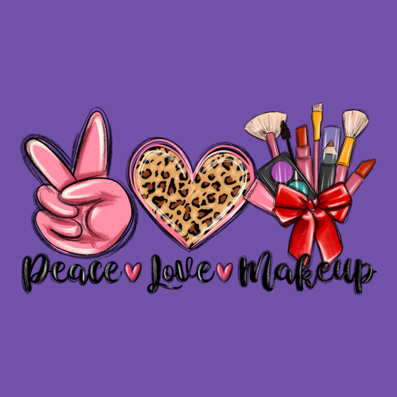 Peace Love Makeup Premium Sweatshirt by MaliasSmallBusiness | Teevron