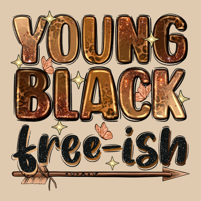 Young Black Free-ish Heavyweight Sweatshirt by Zillion Design Studio | Teevron