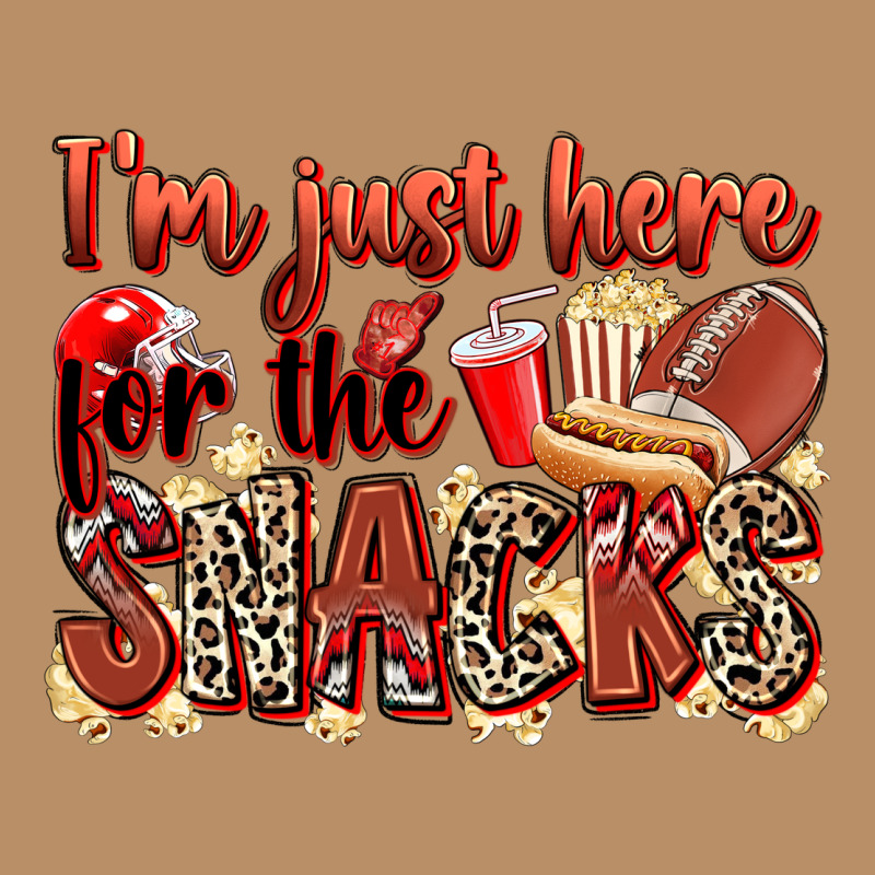 I'm Just Here For The Snacks American Football Vintage Hoodie by Zillion Design Studio | Teevron