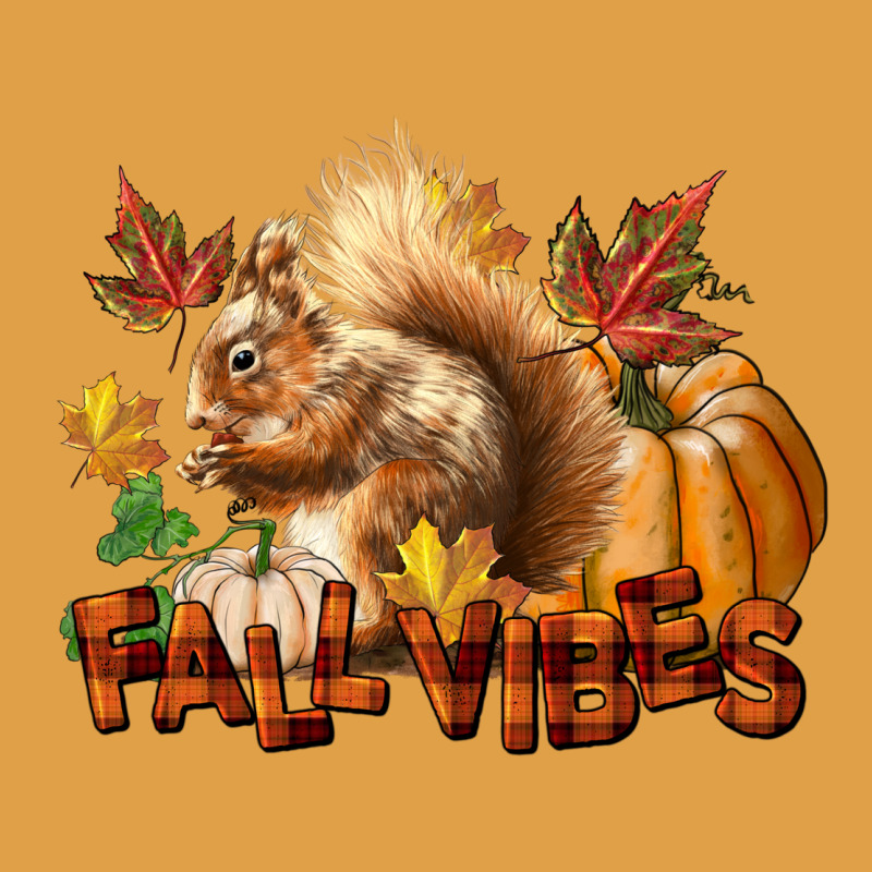 Fall Vibes Squirrel Premium Hoodie by LillyAllenDesigns | Teevron