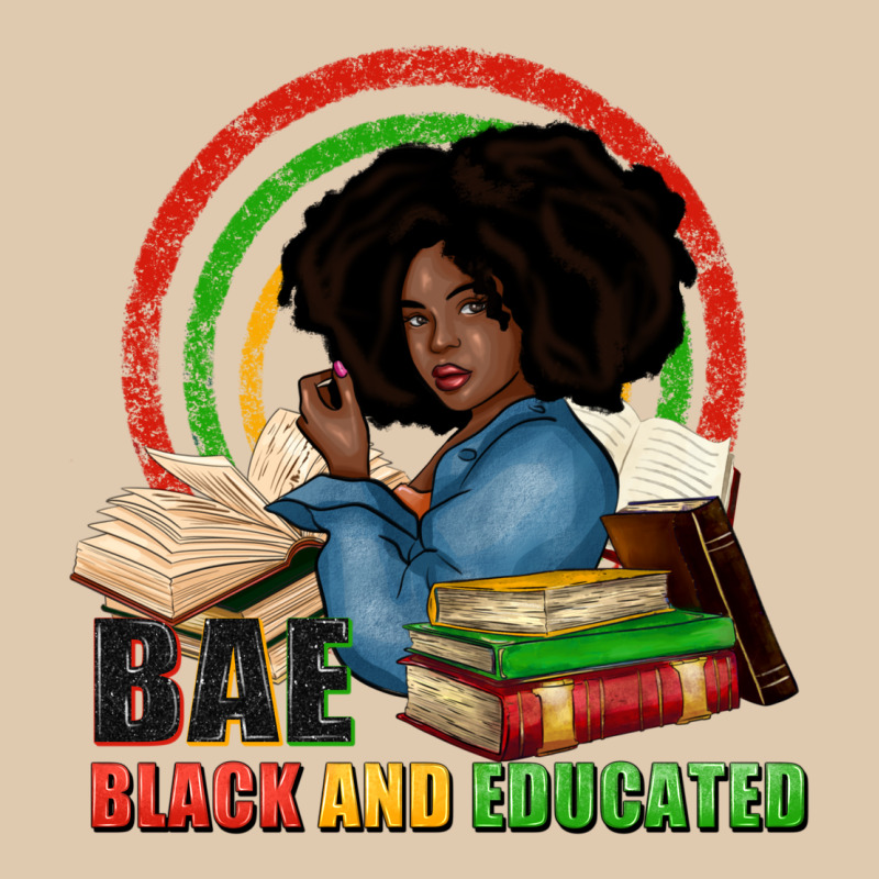 Bae Black And Educated Heavyweight Sweatshirt by Zillion Design Studio | Teevron