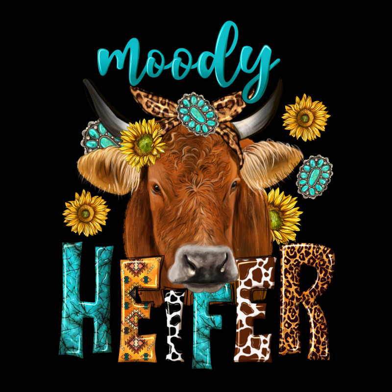 Moody Cow Premium Sweatshirt by NancyCooperArtShop | Teevron