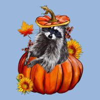 Fall Pumpkin Raccoon Premium Hoodie | Teevron