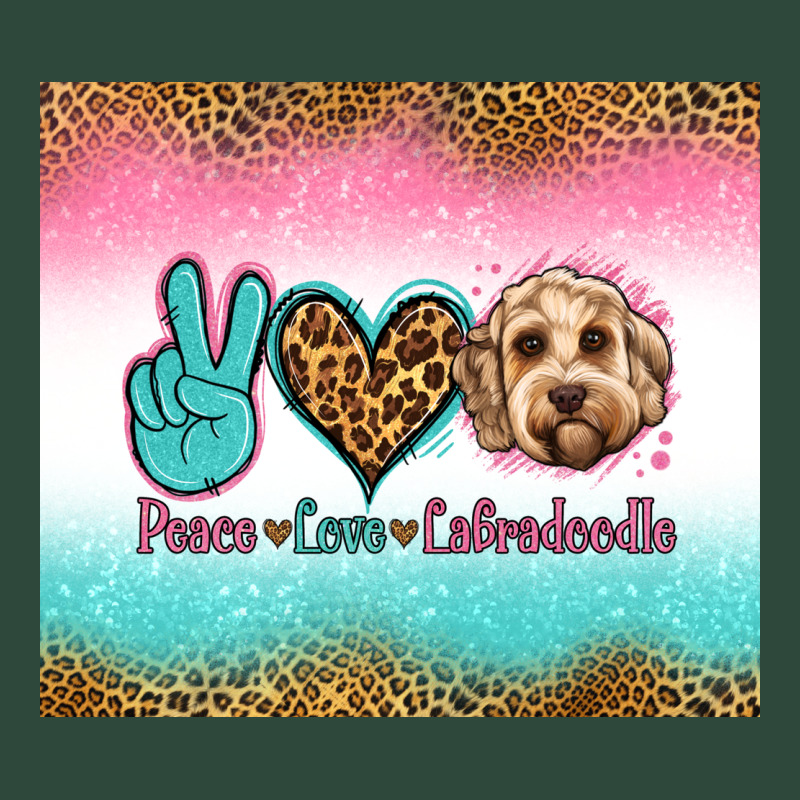 Peace Love Labradoodle Zipper Hoodie by Jasminsmagicworld | Teevron